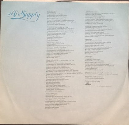 Air Supply : Greatest Hits (LP, Comp)
