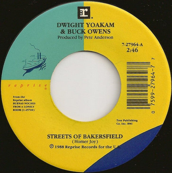 Dwight* & Buck* : Streets Of Bakersfield (7", Single, Spe)