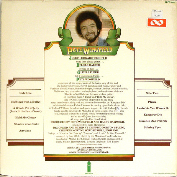 Pete Wingfield : Breakfast Special (LP, Album)