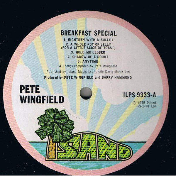 Pete Wingfield : Breakfast Special (LP, Album)