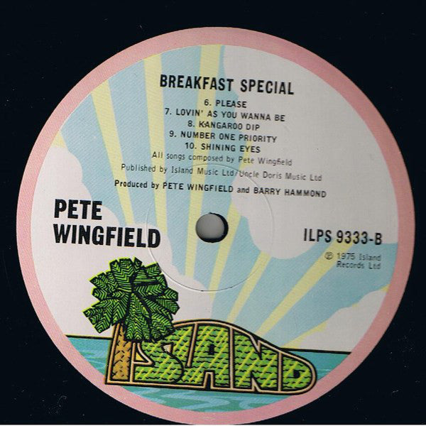 Pete Wingfield : Breakfast Special (LP, Album)