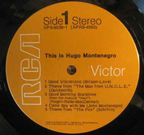 Hugo Montenegro : This Is Hugo Montenegro (2xLP, Comp)