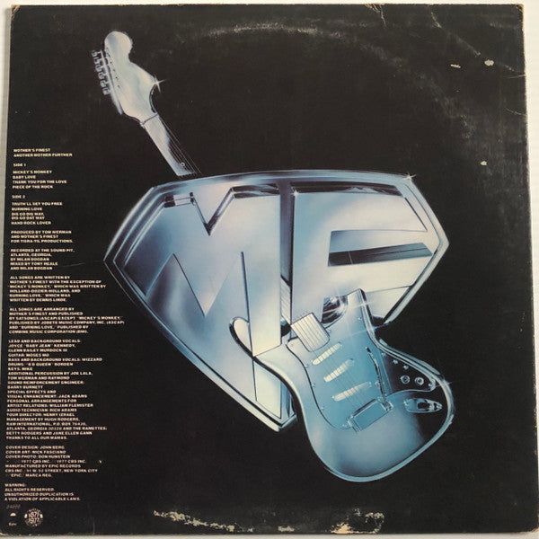 Mother's Finest : Another Mother Further (LP, Album, Ter)