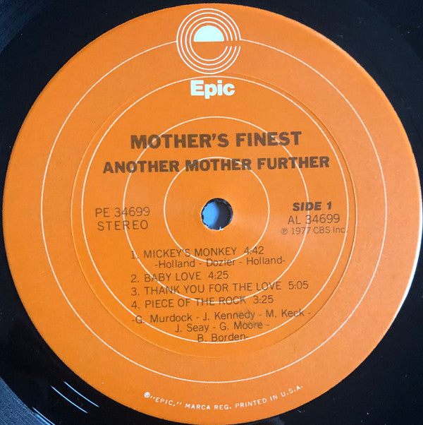 Mother's Finest : Another Mother Further (LP, Album, Ter)