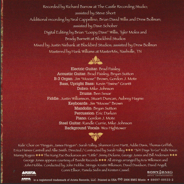 Brad Paisley : Brad Paisley Christmas (CD, Album, Son)