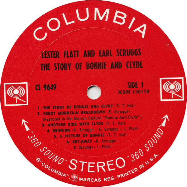 Lester Flatt And Earl Scruggs* With The Foggy Mountain Boys : The Story Of Bonnie And Clyde (LP, Album)