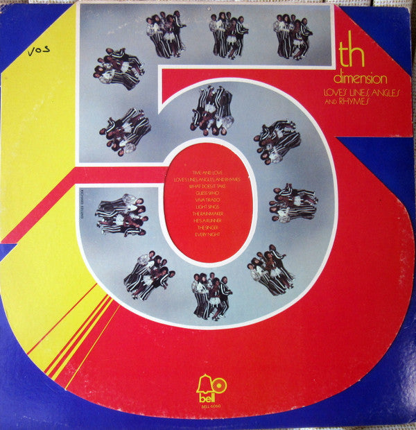 The 5th Dimension* : Love's Lines, Angles And Rhymes (LP, Album, BW )