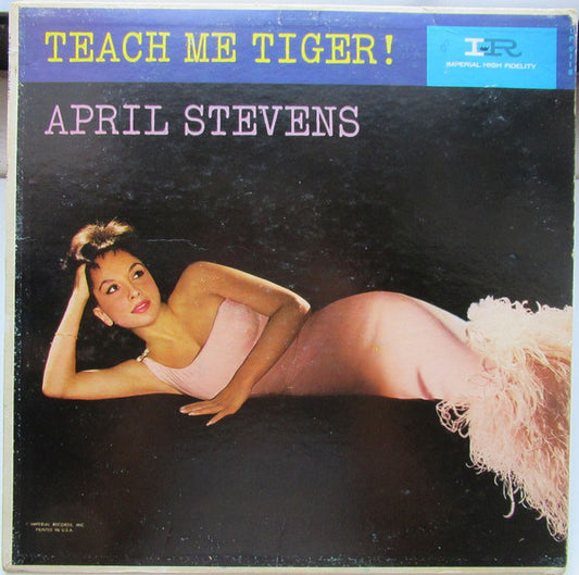 April Stevens : Teach Me Tiger! (LP, Album, Mono)