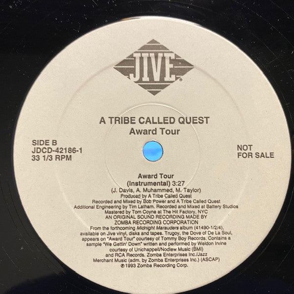 A Tribe Called Quest : Award Tour (12", Promo)