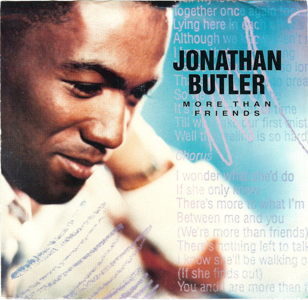 Jonathan Butler : More Than Friends (7", Single)
