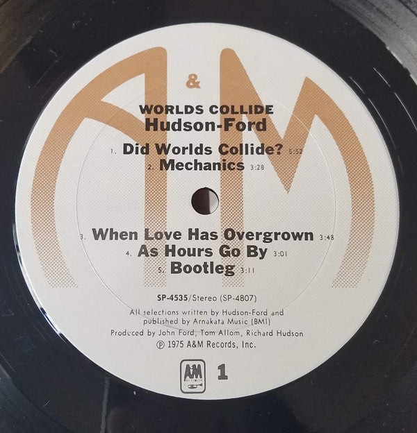 Hudson-Ford : Worlds Collide (LP, Album)