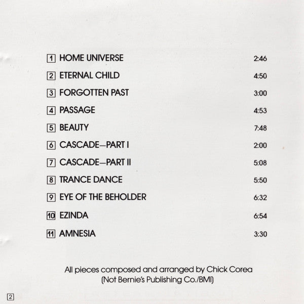 The Chick Corea Elektric Band : Eye Of The Beholder (CD, Album)