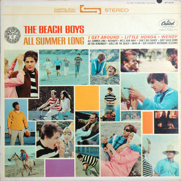 The Beach Boys : All Summer Long (LP, Album, Scr)