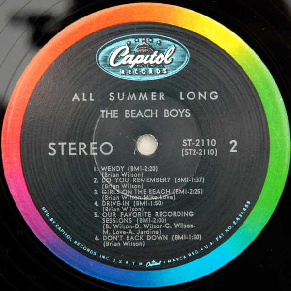 The Beach Boys : All Summer Long (LP, Album, Scr)