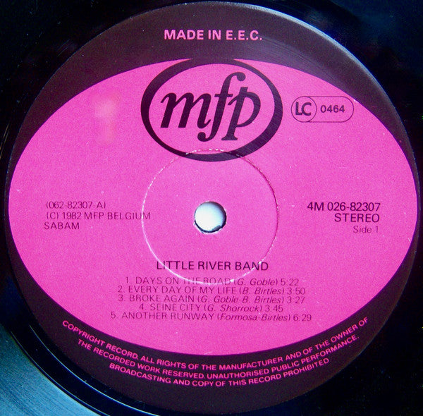 Little River Band : After Hours (LP, Album, RE)