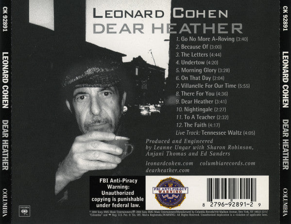 Leonard Cohen : Dear Heather (CD, Album)