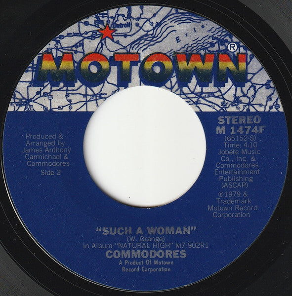 Commodores : Still / Such A Woman (7", Single, Styrene, San)