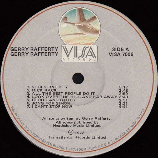 Gerry Rafferty : Gerry Rafferty (LP, Comp, RE)