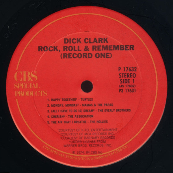 Dick Clark (2) : Rock, Roll & Remember (3xLP, Comp, Car)