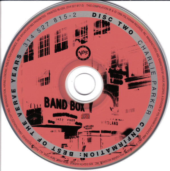 Charlie Parker : Confirmation: Best Of The Verve Years (2xCD, Album, Comp)