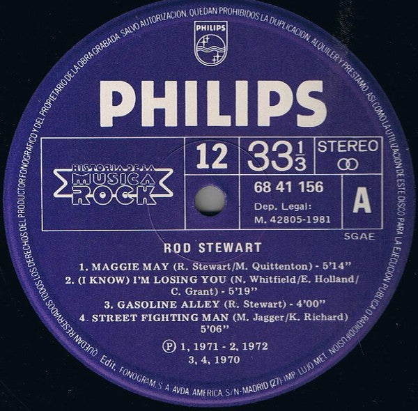Rod Stewart : Rod Stewart (LP, Comp)
