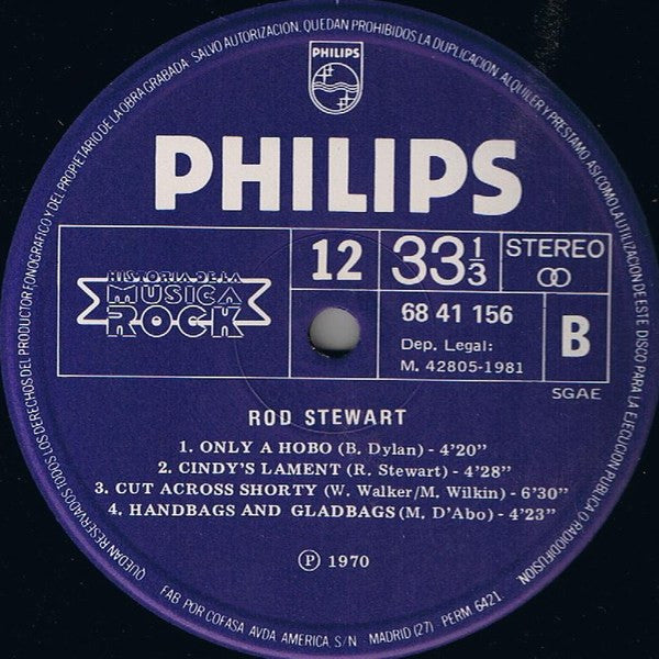 Rod Stewart : Rod Stewart (LP, Comp)