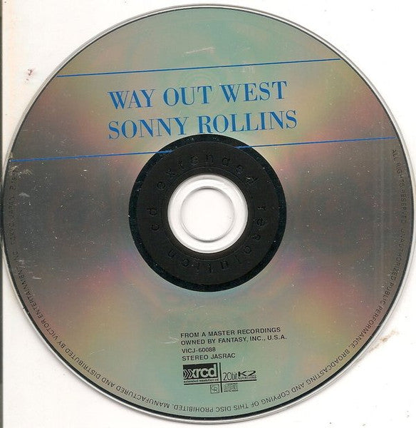 Sonny Rollins : Way Out West (CD, Album, RE, RM)