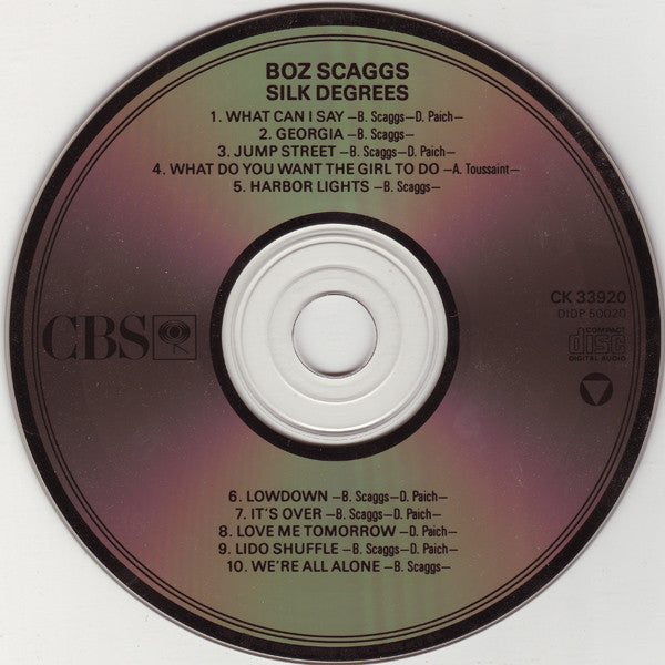 Boz Scaggs : Silk Degrees (CD, Album, RE)