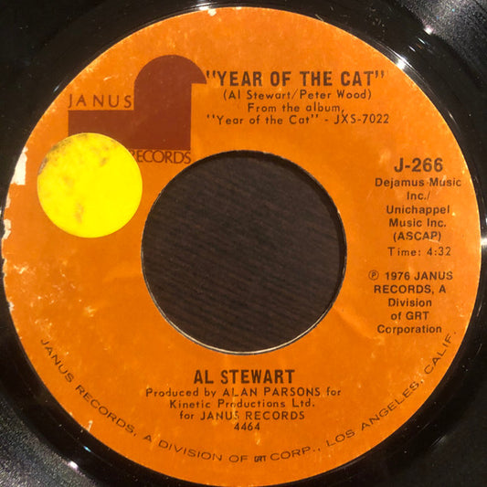Al Stewart : Year Of The Cat (7", Single, Styrene)