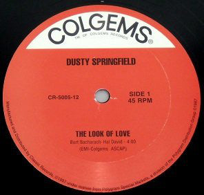 Dusty Springfield : The Look Of Love (12", Single)