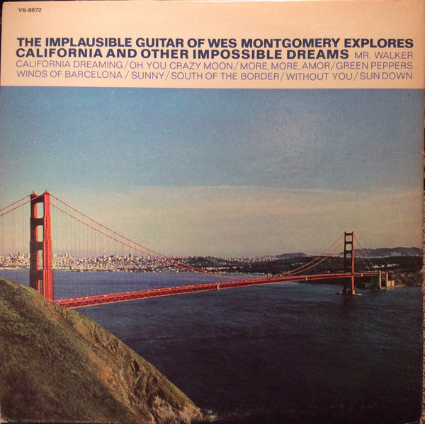 Wes Montgomery : California Dreaming (LP, Album, Club, Cap)