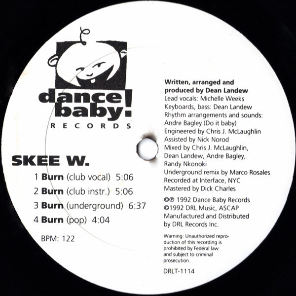 Skee W. : Burn (12")