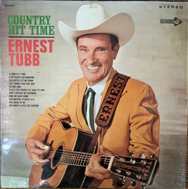 Ernest Tubb : Country Hit Time (LP, Album, Pin)