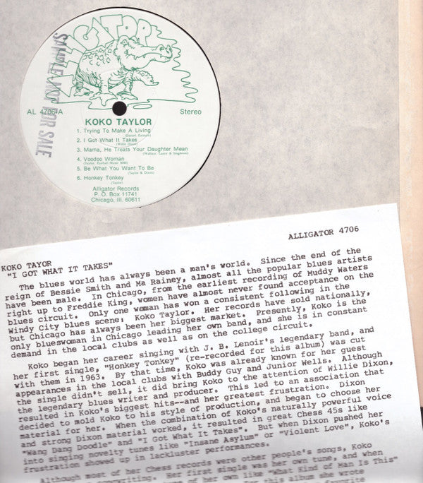 Koko Taylor : I Got What It Takes (LP, Album)