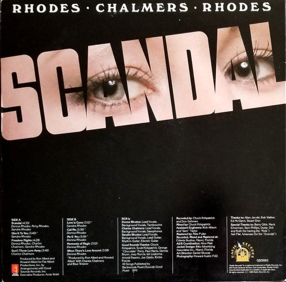 RCR* : Scandal (LP, Album, PRC)