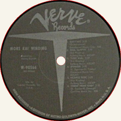 Kai Winding Featuring Kenny Burrell : !!! More !!! (Theme From Mondo Cane) (LP, Album, Mono, Club)
