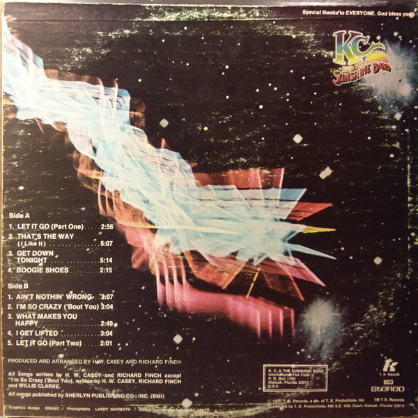 KC & The Sunshine Band : KC And The Sunshine Band (LP, Album)