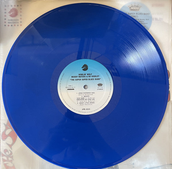 Howlin' Wolf, Muddy Waters & Bo Diddley : The Super Super Blues Band (LP, Album, Ltd, RE, Blu)