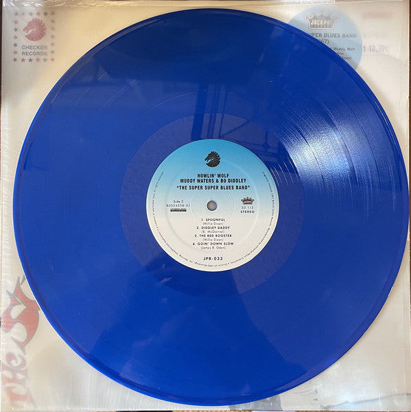 Howlin' Wolf, Muddy Waters & Bo Diddley : The Super Super Blues Band (LP, Album, Ltd, RE, Blu)