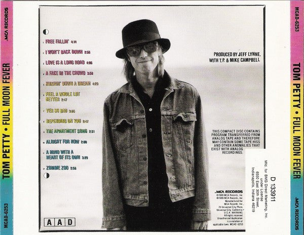 Tom Petty : Full Moon Fever (CD, Album, Club, BMG)