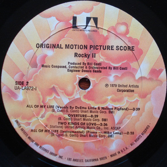 Bill Conti : Rocky II (Original Motion Picture Score) (LP, Album)