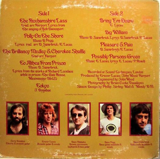Fairport Convention : Nine (LP, Album, Pit)