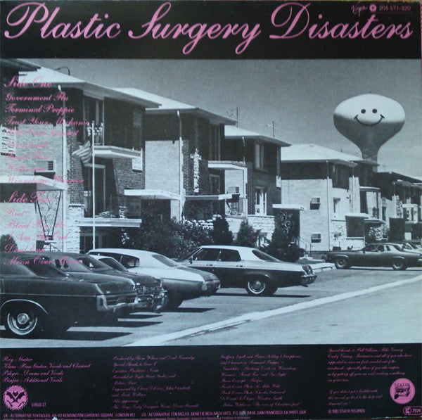 Dead Kennedys : Plastic Surgery Disasters (LP, Album)