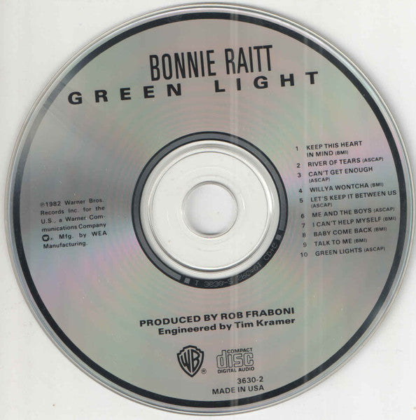Bonnie Raitt : Green Light (CD+G, Album, RE)