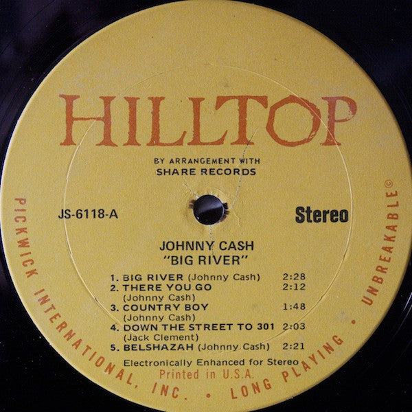 Johnny Cash : Big River (LP, Comp)