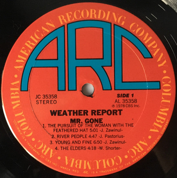 Weather Report : Mr. Gone (LP, Album, Pit)