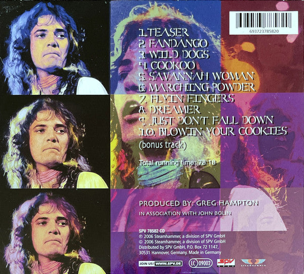 Tommy Bolin : Whips And Roses (CD, Album, Dig)