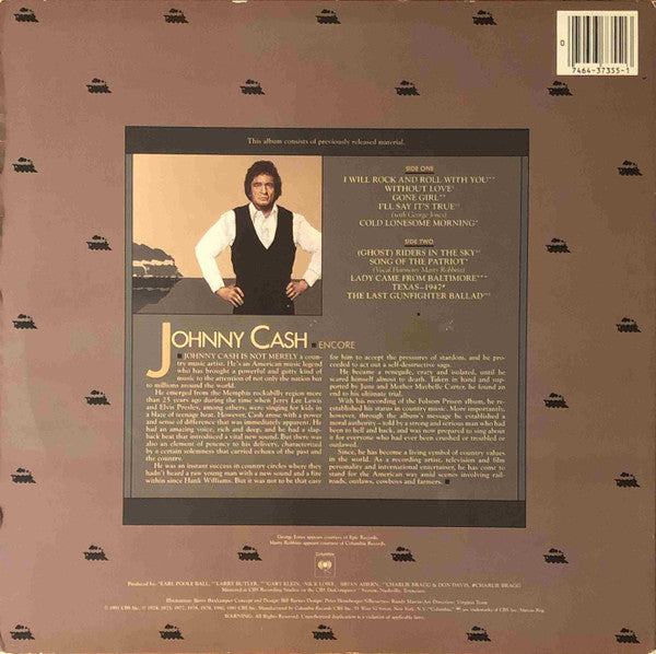 Johnny Cash : Encore (LP, Comp, Ter)