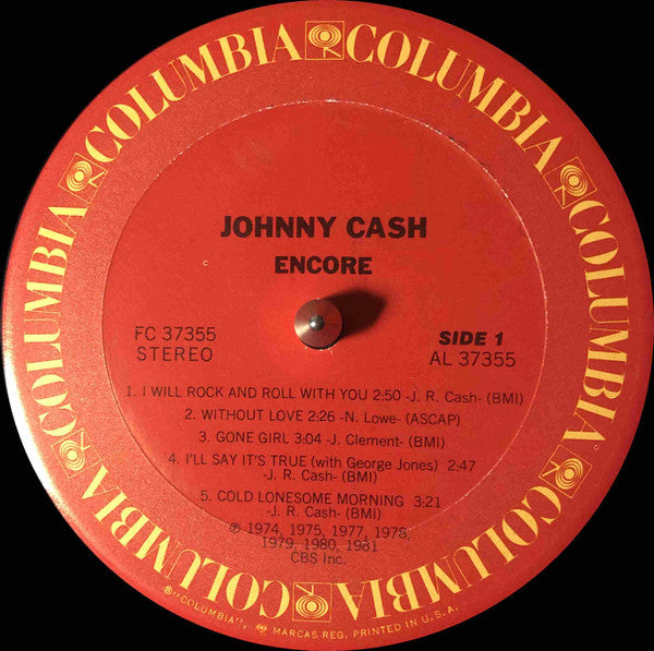 Johnny Cash : Encore (LP, Comp, Ter)