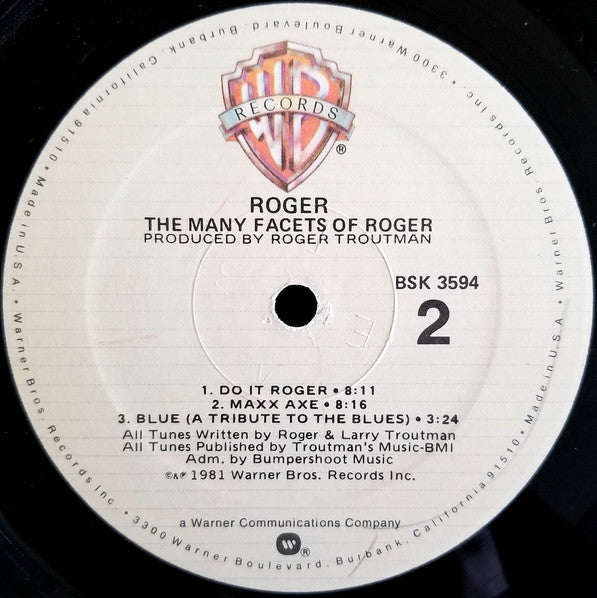 Roger* : The Many Facets Of Roger (LP, Album, All)